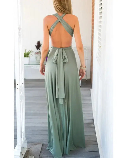 Sexy Women's Multiway Convertible Bandage Maxi Dress