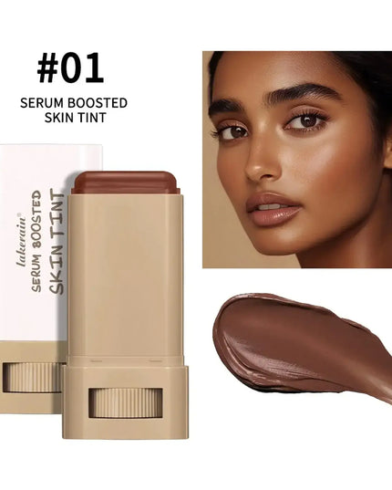 Skin Tint Foundation Stick hydrates and nourishes the skin while providing long-lasting,