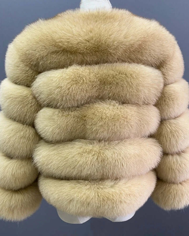 Winter Women's Cold Coat Top Fox Jackets For Women clothing Natural Real fox Fur Jacket Coats For Women Fur Jacket In Promotion