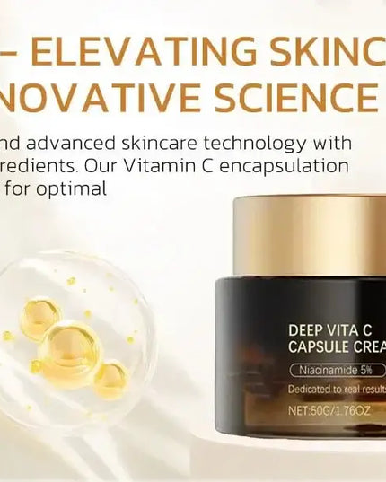 Vitamin C Glow Capsules – Hydrating & Brightening Face Moisturizer