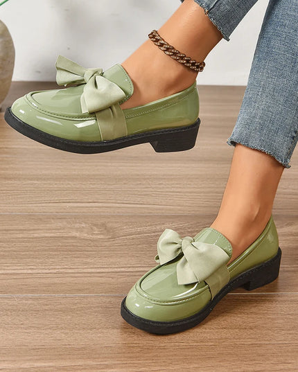 Bow Tie Loafers for Women - Stylish Daily Wear Shoes