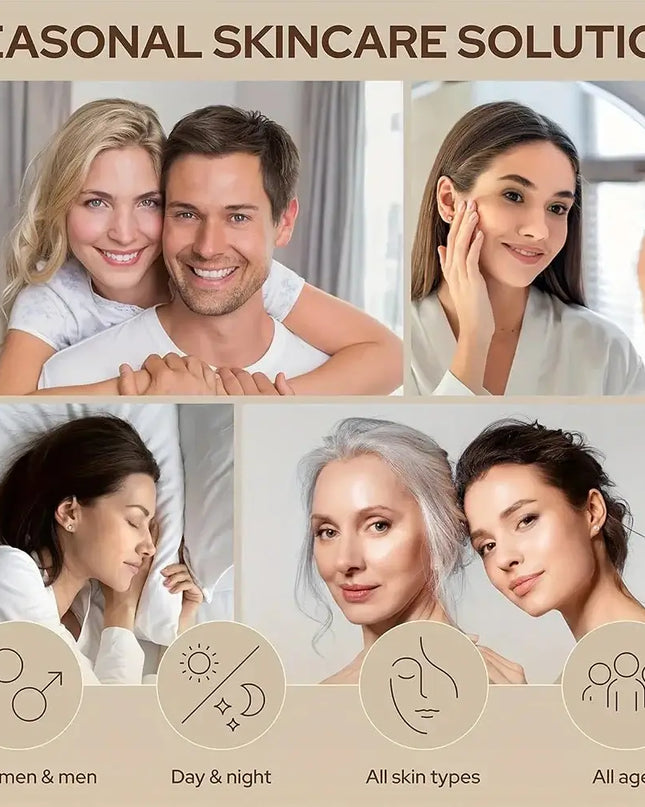 Retinol Face Cream – Anti-Wrinkle Moisturizer with Collagen & Hyaluronic Acid for Women & Men, Hydrating Skincare Formula