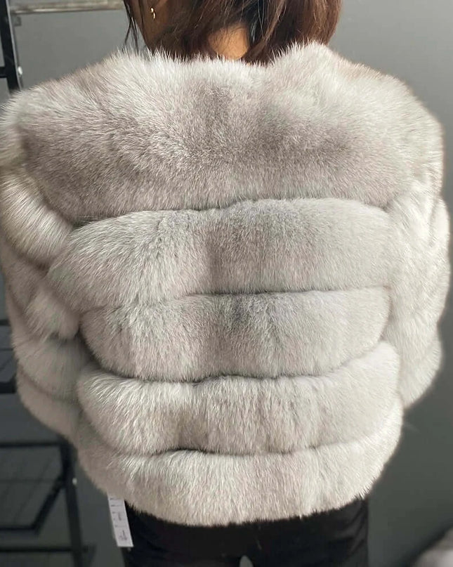 Winter Women's Cold Coat Top Fox Jackets For Women clothing Natural Real fox Fur Jacket Coats For Women Fur Jacket In Promotion