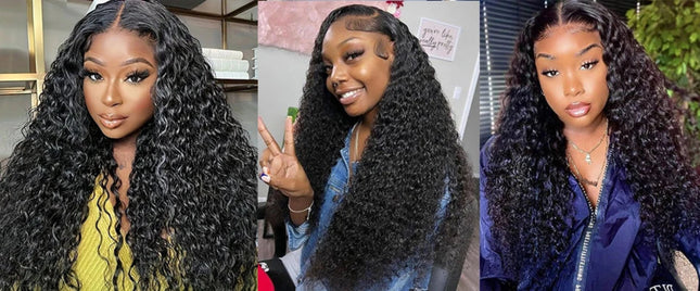 Curly Virgin Human Hair Lace Wig - 250% Density HD Lace