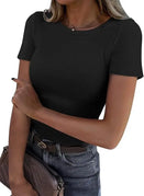 black short-sleeved / S