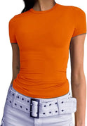 Orange short sleeved / XXL