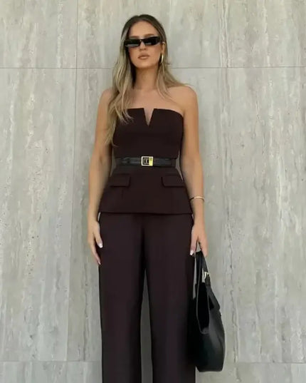 HXAO Tops For Women Strapless Off White Crop Top Woman Summer Corset Tube Tops Sexys Backless Tank Top Sleeveless Solid Tops