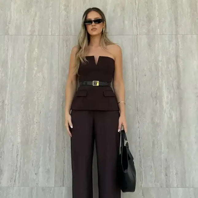 HXAO Tops For Women Strapless Off White Crop Top Woman Summer Corset Tube Tops Sexys Backless Tank Top Sleeveless Solid Tops