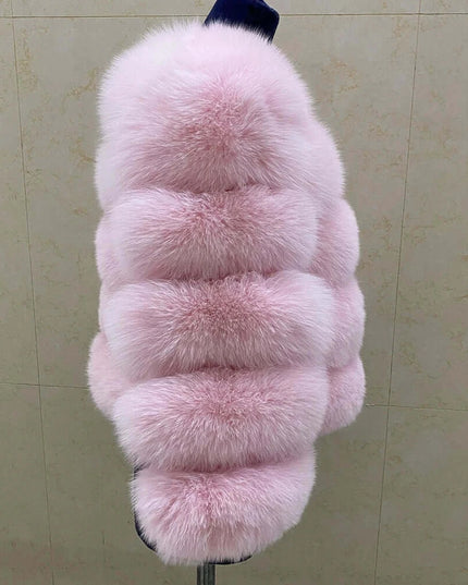Winter Women's Cold Coat Top Fox Jackets For Women clothing Natural Real fox Fur Jacket Coats For Women Fur Jacket In Promotion