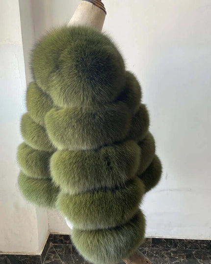 Winter Women's Cold Coat Top Fox Jackets For Women clothing Natural Real fox Fur Jacket Coats For Women Fur Jacket In Promotion