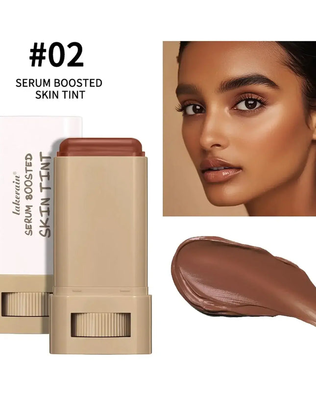Skin Tint Foundation Stick hydrates and nourishes the skin while providing long-lasting,