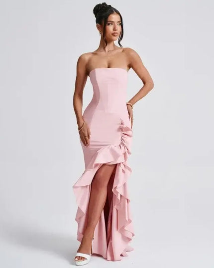 Sexy Strapless Summer Dress - European & American Fashion