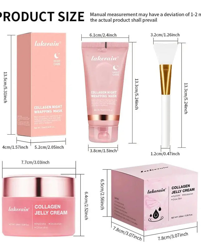 Collagen Jelly Cream – Hydrating & Firming Overnight Peel-Off Mask