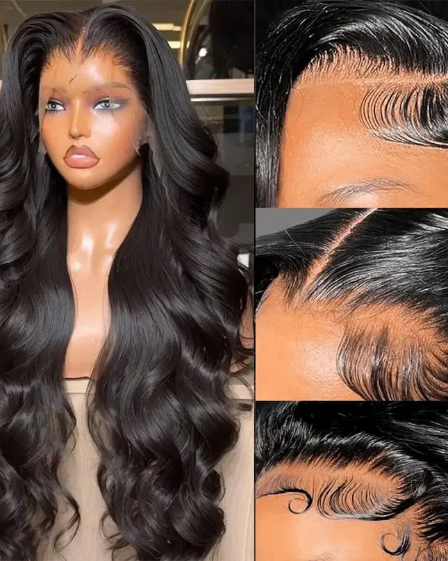 40 Inch 13x6 HD Body Wave Lace Front Wig 220% Density Human Hair