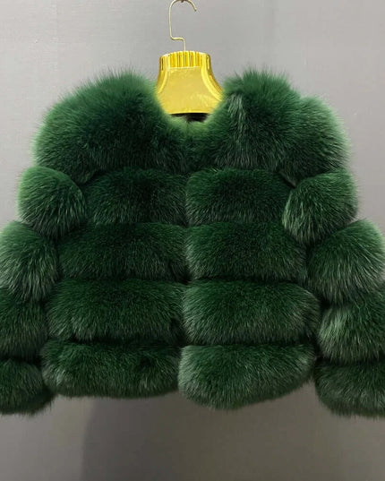 Winter Women's Cold Coat Top Fox Jackets For Women clothing Natural Real fox Fur Jacket Coats For Women Fur Jacket In Promotion