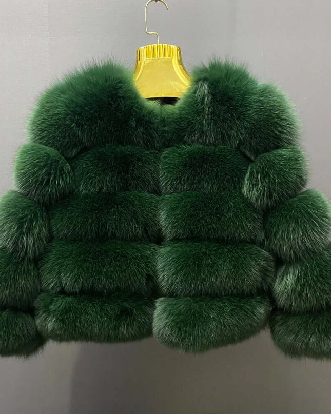 Winter Women's Cold Coat Top Fox Jackets For Women clothing Natural Real fox Fur Jacket Coats For Women Fur Jacket In Promotion