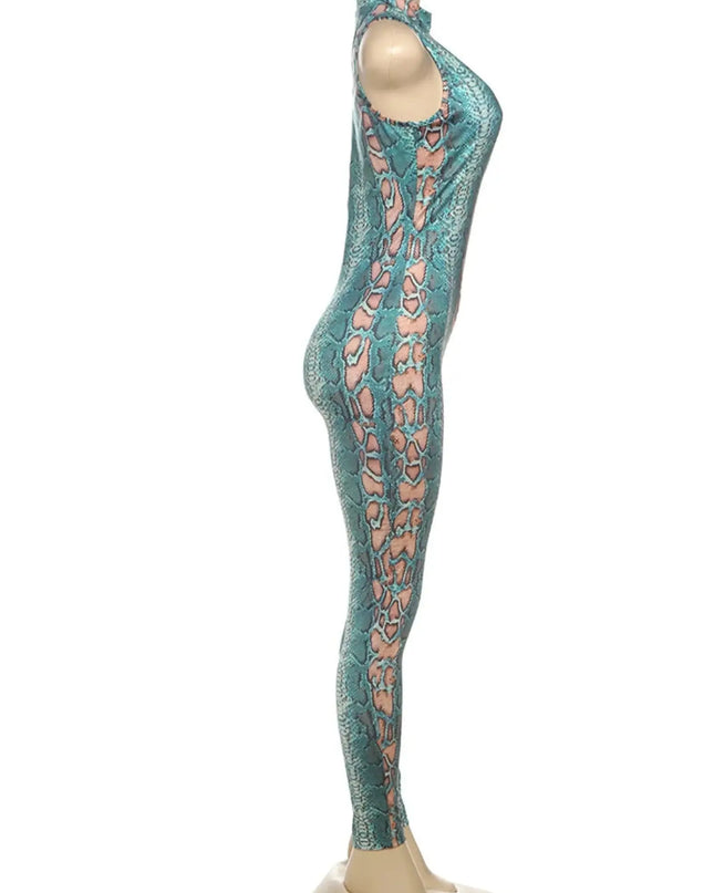 Teal bodysuit with pink lace details on a mannequin against a white background