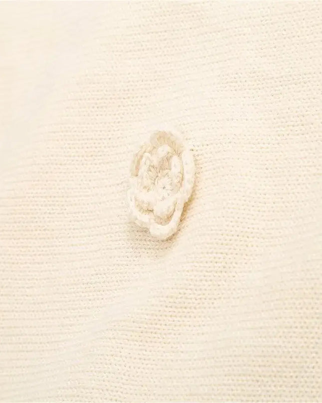 Gothic embroidered dresses for women featuring a detailed white flower embroidery on soft fabric.