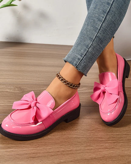 Bow Tie Loafers for Women - Stylish Daily Wear Shoes
