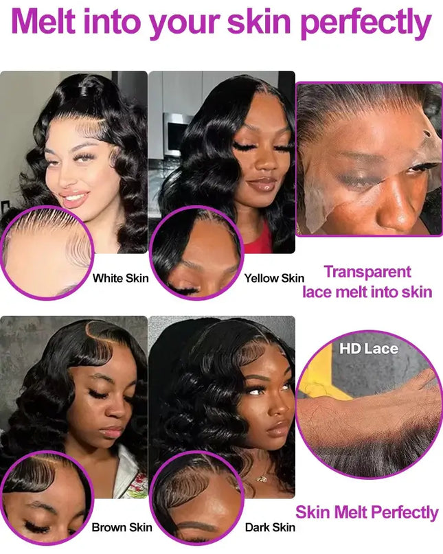 40 Inch Loose Deep Wave HD Lace Front Wig 13x6 Brazilian Curly Human Hair Wig for Women