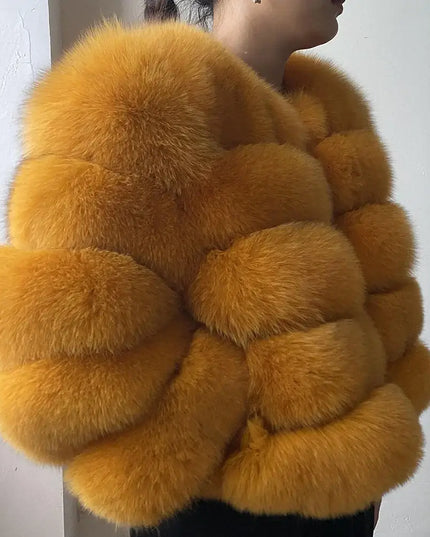 Winter Women's Cold Coat Top Fox Jackets For Women clothing Natural Real fox Fur Jacket Coats For Women Fur Jacket In Promotion