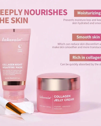 Collagen Jelly Cream – Hydrating & Firming Overnight Peel-Off Mask