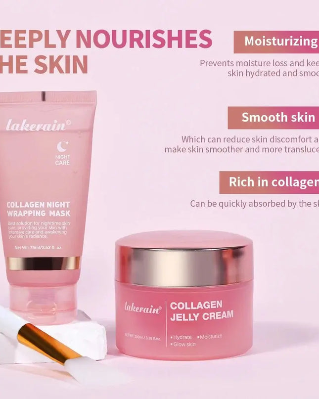 Collagen Jelly Cream – Hydrating & Firming Overnight Peel-Off Mask