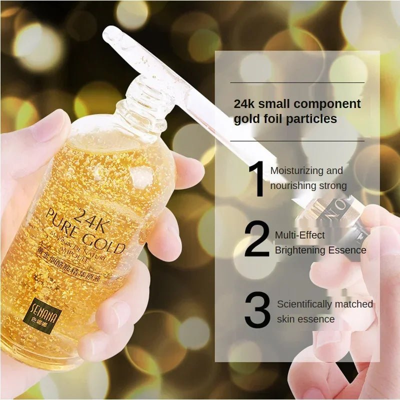 24K Gold Liquid Skin Rejuvenating And Hydrating Skin Care Products