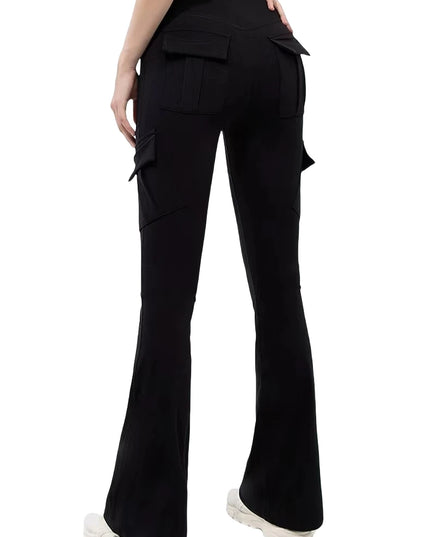 Women's High Stretch Wide Leg Yoga Pants with Pockets