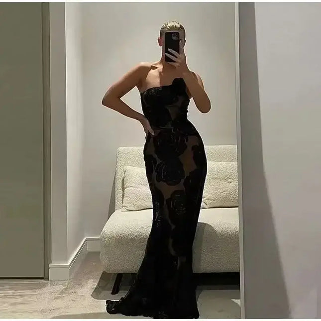 Oligai One Shoulder Elegant Dress - Stunning Party Wear 2024