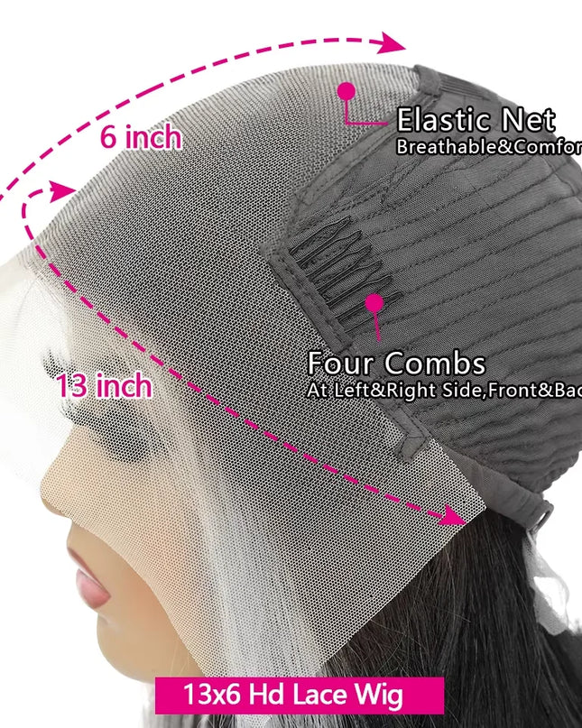 220% Density Body Wave Lace Front Wig - P4/27 Highlights