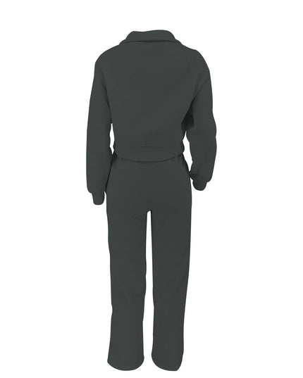 Autumn Winter Thick Warm Two-Piece Leisure Set for Women”