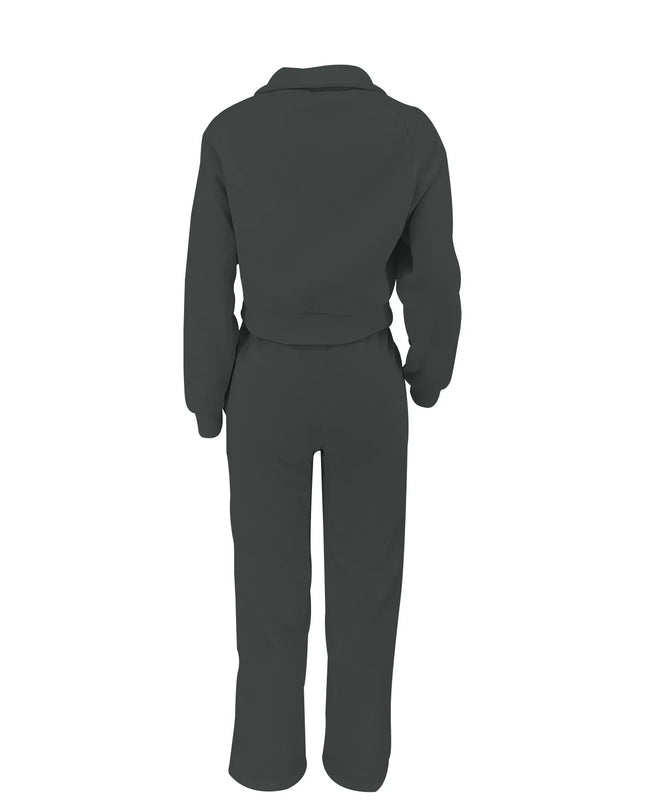 Autumn Winter Thick Warm Two-Piece Leisure Set for Women”