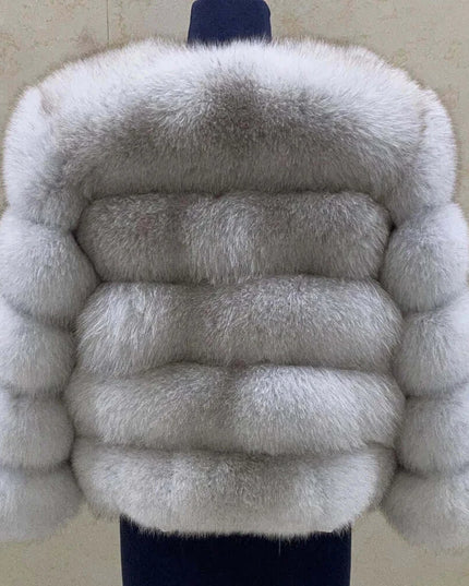 Winter Women's Cold Coat Top Fox Jackets For Women clothing Natural Real fox Fur Jacket Coats For Women Fur Jacket In Promotion