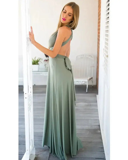 Sexy Women's Multiway Convertible Bandage Maxi Dress