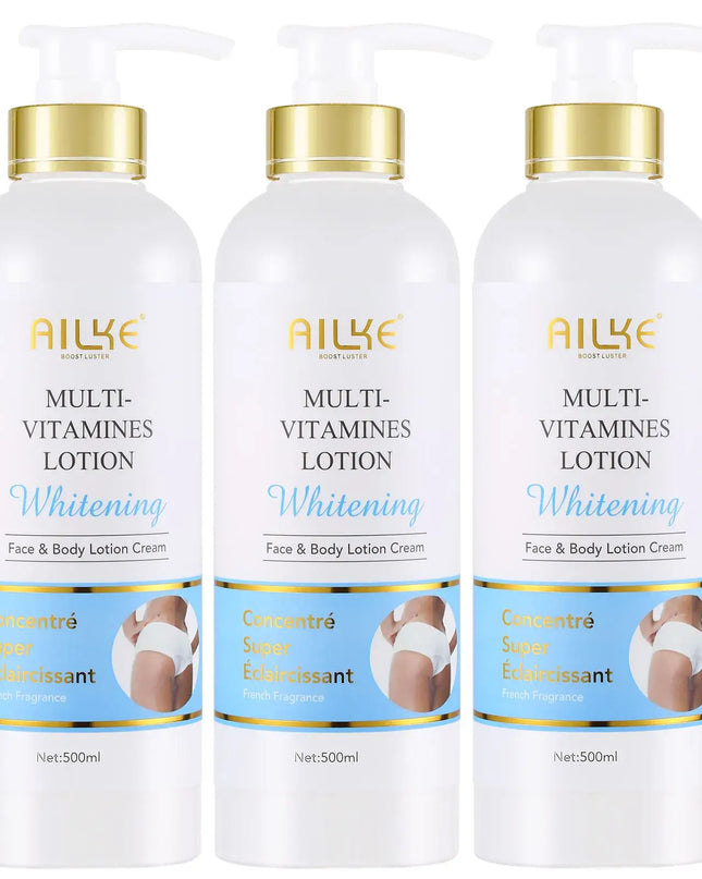 AILKE Whitening Body Lotion – Multi Vitamin Skin Brightening Set