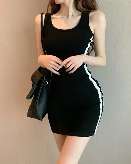 Summer Sheath Dress - Casual Sexy Elegant Spaghetti Strap