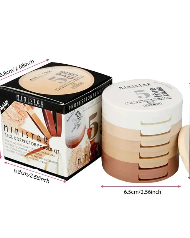 5-Tone Correcting Compact Powder