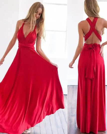 Sexy Women's Multiway Convertible Bandage Maxi Dress