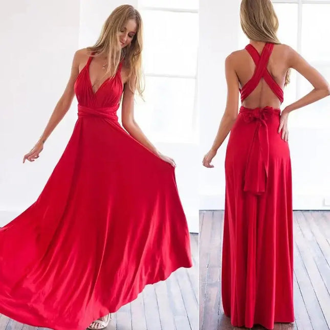 Sexy Women's Multiway Convertible Bandage Maxi Dress