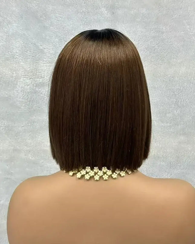 180 Density Human Hair Bob Wig - Pre Plucked Bob Wigs