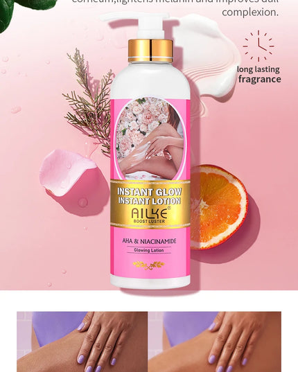 AILKE OEM Smooth Brightening AHA Dark Spots Removal, Skin Whitening Anti Wrinkle Skin Care Set