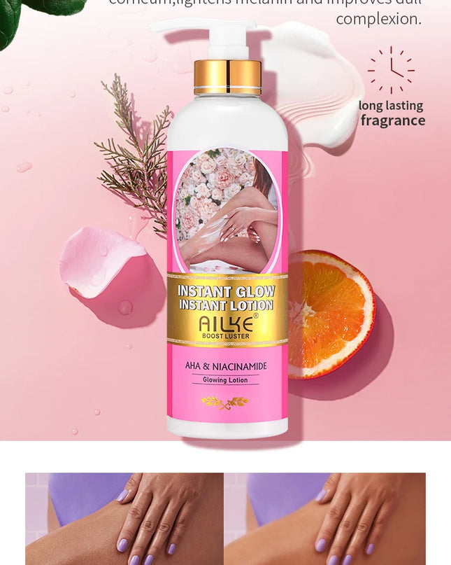 AILKE OEM Smooth Brightening AHA Dark Spots Removal, Skin Whitening Anti Wrinkle Skin Care Set