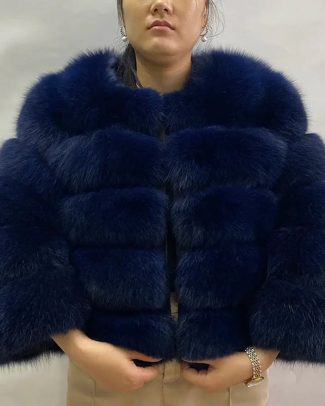 Winter Women's Cold Coat Top Fox Jackets For Women clothing Natural Real fox Fur Jacket Coats For Women Fur Jacket In Promotion