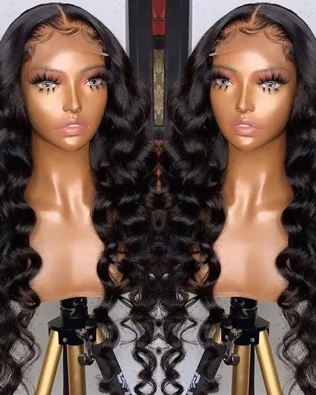 40 Inch Loose Deep Wave HD Lace Front Wig 13x6 Brazilian Curly Human Hair Wig for Women