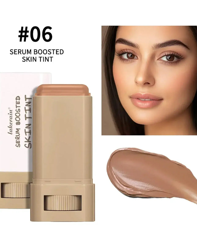 Skin Tint Foundation Stick hydrates and nourishes the skin while providing long-lasting,