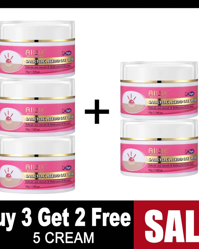 AILKE OEM Smooth Brightening AHA Dark Spots Removal, Skin Whitening Anti Wrinkle Skin Care Set