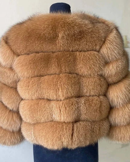 Winter Women's Cold Coat Top Fox Jackets For Women clothing Natural Real fox Fur Jacket Coats For Women Fur Jacket In Promotion