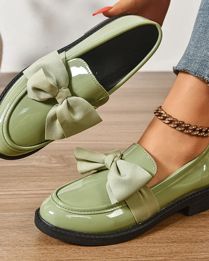 Bow Tie Loafers for Women - Stylish Daily Wear Shoes