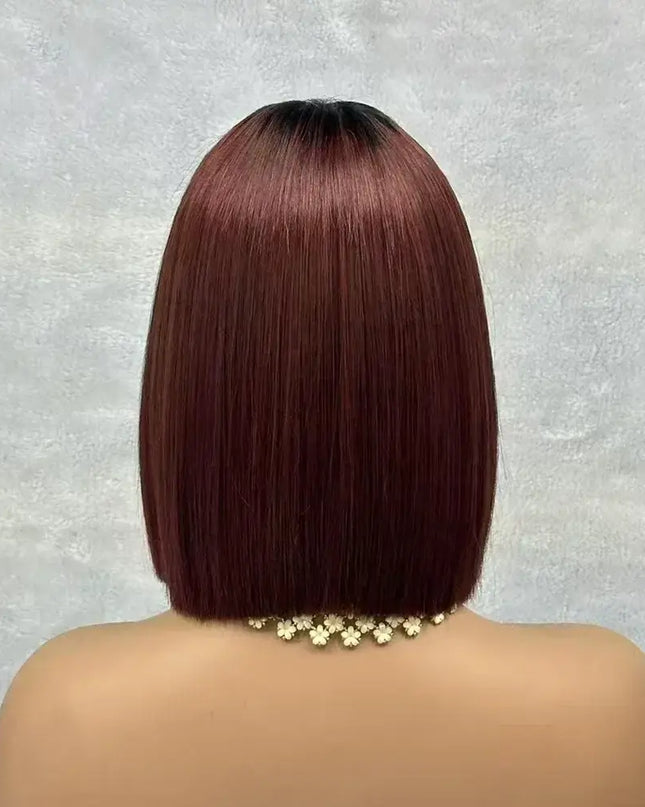 180 Density Human Hair Bob Wig - Pre Plucked Bob Wigs
